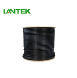 Cable UTP CAT6 Outdoor 0.57mm(23AWG) PE CMX Negro LTK-C6XM Marca: LANTEK