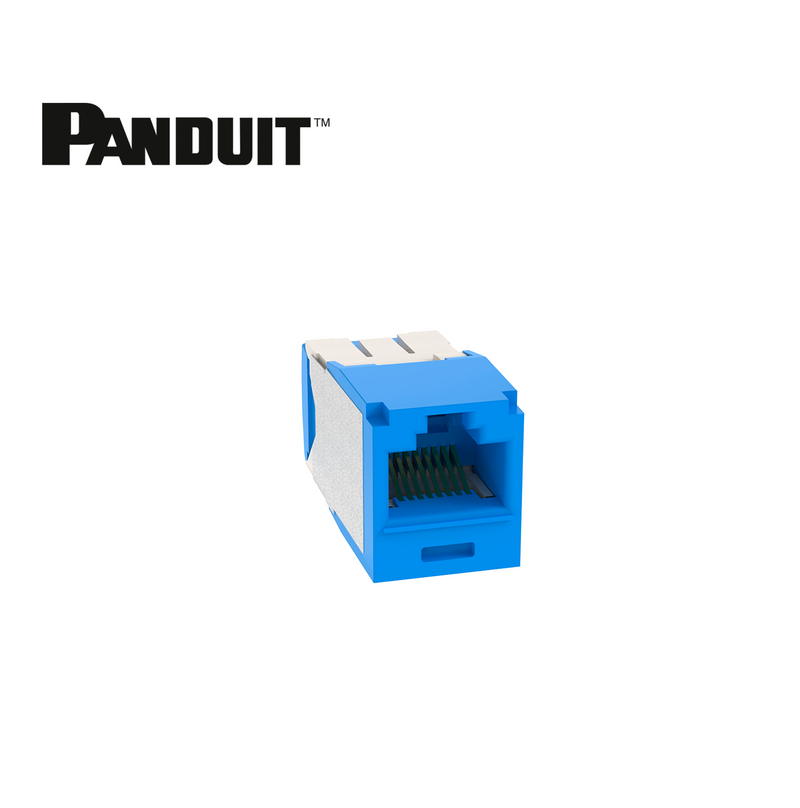 Conector jack Minicom Cat6A Azul CJ6X88TGBU Marca: Panduit