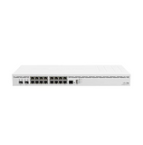 Router de 16 puertos Gigabit Ethernet, 2 jaulas SFP+ de 10 Marca: Mikrotic