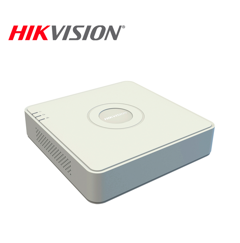 NVR para camaras de vigilancia 4-CH IP.4-CH POE interface H.265+DS-7104NI-Q1/4P Marca: Hikvision