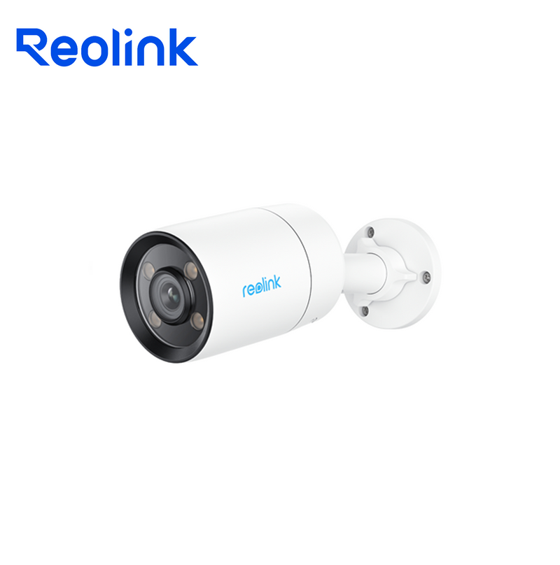 Camara IP PoE ColorX 2K de 4MP con visión nocturna en color real P320X Marca: Reolink