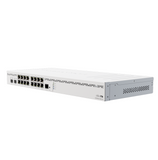 Router de 16 puertos Gigabit Ethernet, 2 jaulas SFP+ de 10 Marca: Mikrotic