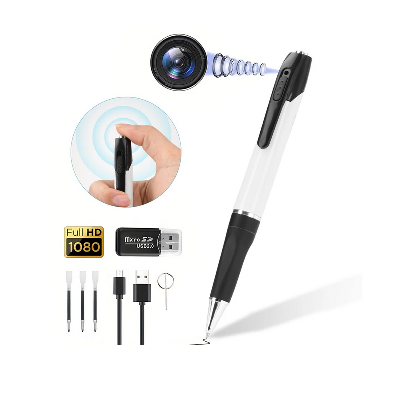 Mini cámara de seguridad portátil 1080P FHD grabadora de audio y video Marca: General