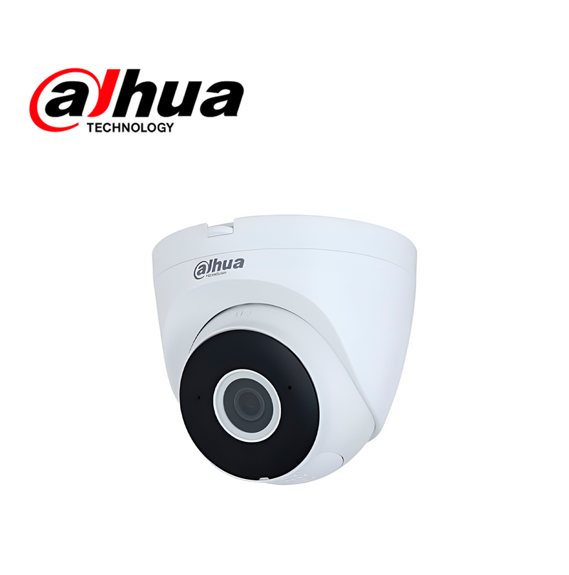 Cámara de seguridad analoga minidomo metalico de 2MP lente 2.8 IR 20M IP67 Marca Dahua