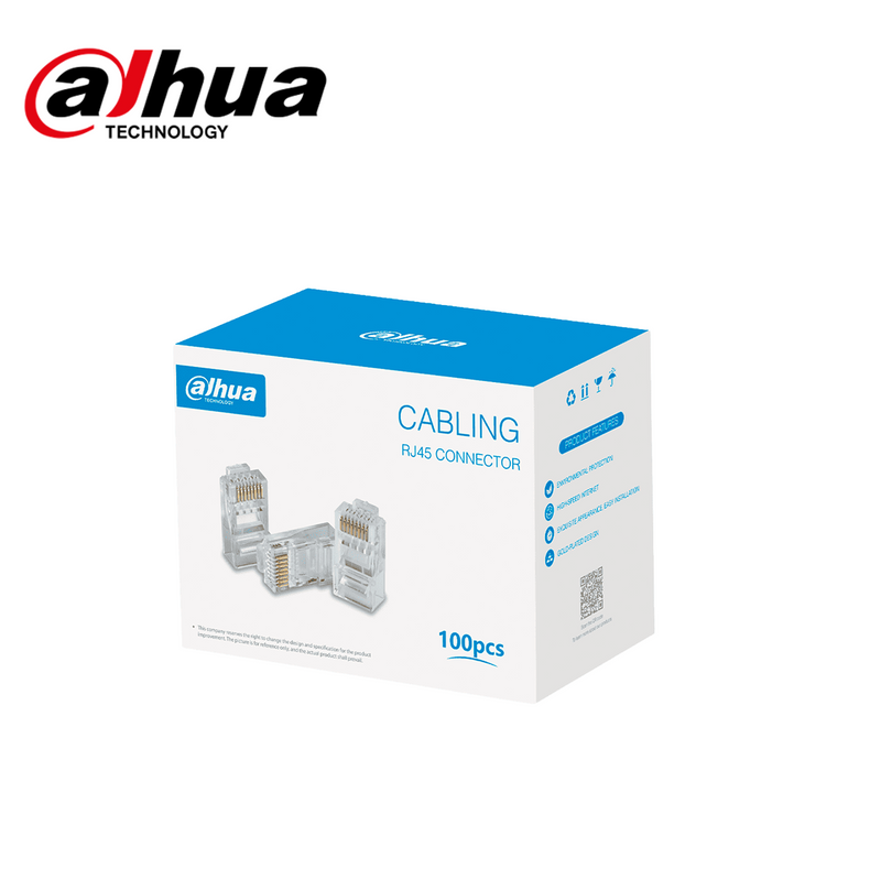 Conector RJ45 CAT6 ethernet 100pcs  PFM976631 Marca: Dahua