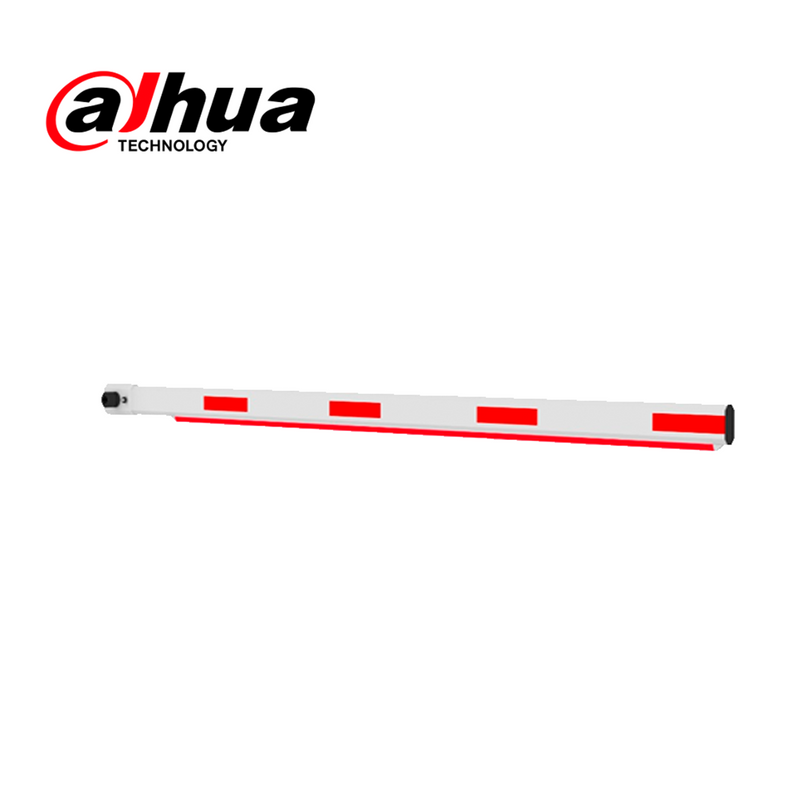 Brazo de aluminio de 4 Metros con tiras LED / Compatible con Barrera Vehicular IPMECD-0262-M40-LED/ MECD-0262-M40 Marca: Dahua
