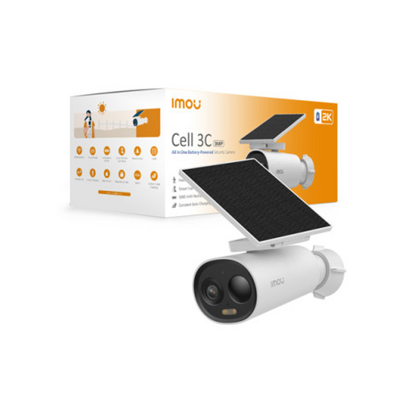 Kit de Cámara WiFi Cell 3C de 3MP con batería y panel solar incluido Marca: IMOU
