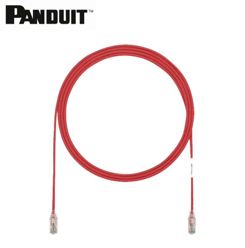 Patch Cord Cat6 Color Rojo UTP28SP3RD Marca: Panduit