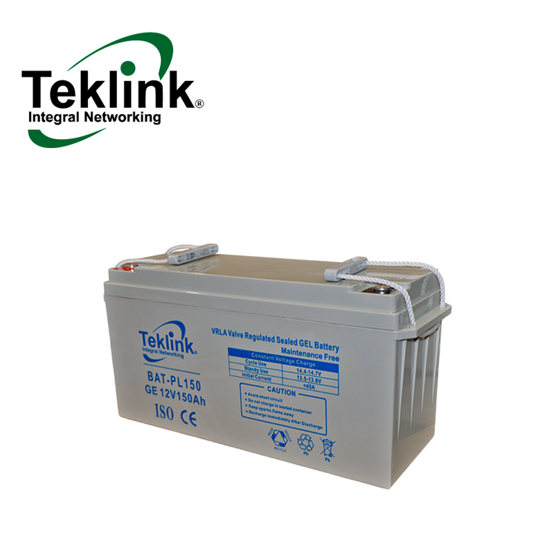 Batería de 12V DC 150AH BAT-PL150 Marca: Teklink
