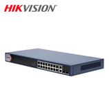 Switch PoE 16 Puertos Inteligente DS-3E1520P-EI/M Marca: Hikvision