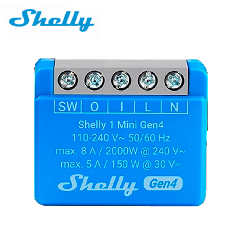 Relé Compacto Cuarta Generación S4SW-001X8EU Marca: Shelly