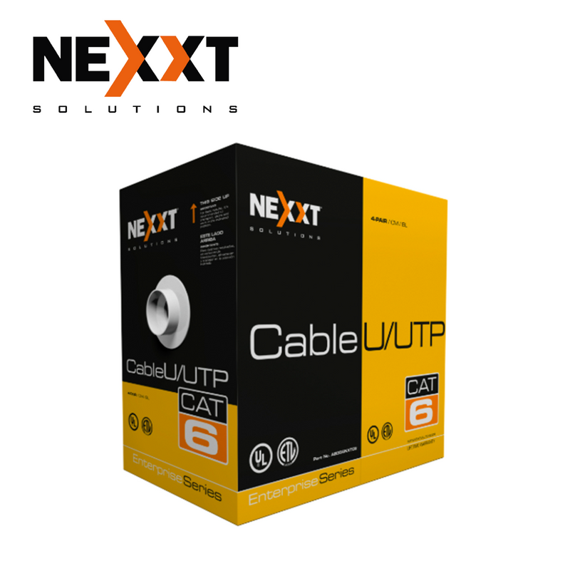 Cable de par trenzado 4 pares Cat6 AB356NXT01  Marca: Nexxt