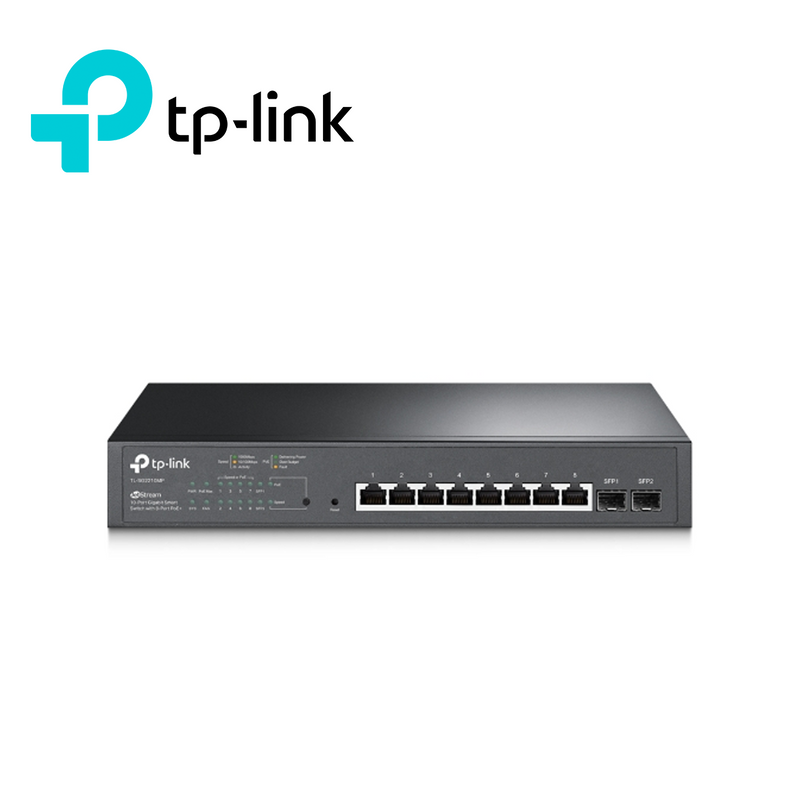 Switch 8 Puertos POE + 2 Ranuras SG2210MP(UN)  Marca: TP-Link