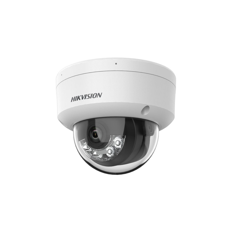 Cámara de seguridad IP domo ColorVu de 8MP con luz híbrida inteligente Marca: Hikvision