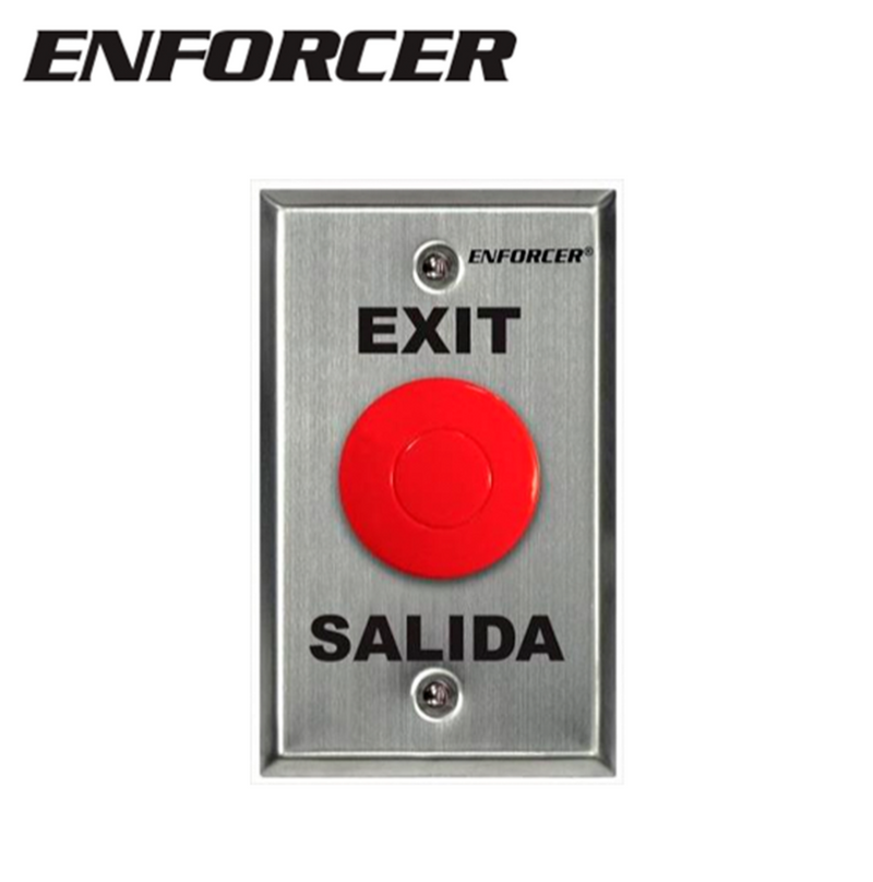 Botón Salida Tipo Hongo Rojo SD-7201RCPE1Q Marca: Enforcer