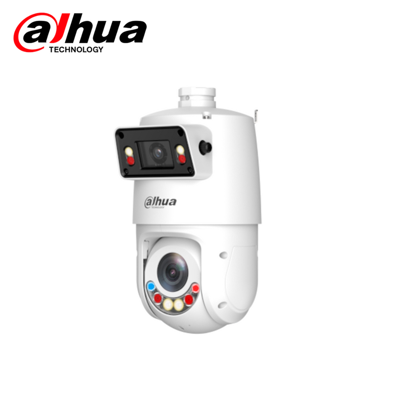 Camara PTZ DUAL IP DAHUA 4+4MP 2.8MM+25X IR100M ILUM-DUAL WIZSENSE SDT4E425-4F-GB-APV1 Marca: Dahua