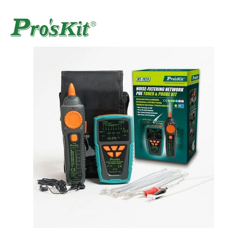 Generador de tonos y probadores de red MT-7029 Marca: PROSKIT