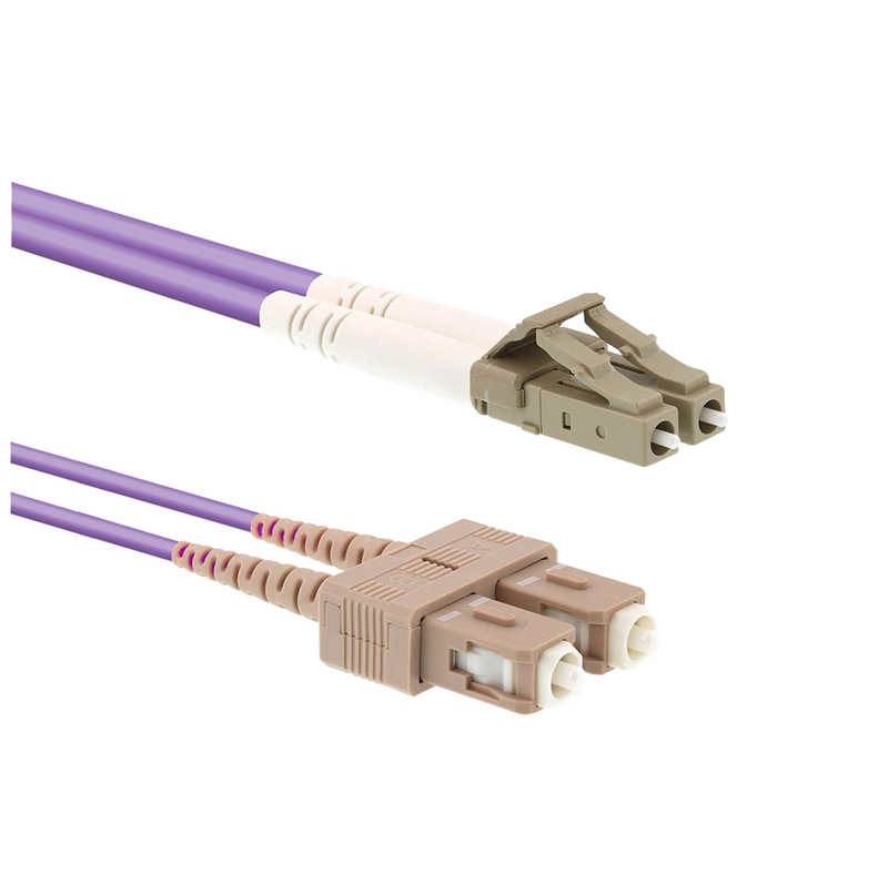 Patch Cord SC LC Multimodo Duplex OM4 50/125um 3M Marca: Lantek