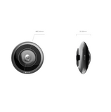 CAMARA FISHEYE CS-E4P-R100-8C6WKF(AM-STD) E4P 3K CMOS M12 IR HASTA 10 M AUDIO BIDIRECCIONAL 303103534 NEGRO Marca: Ezviz