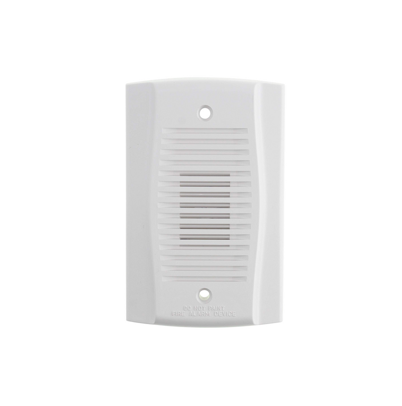 Mini bocina 12/24 voltios interios montaje en pared blanca Marca: System Sensor