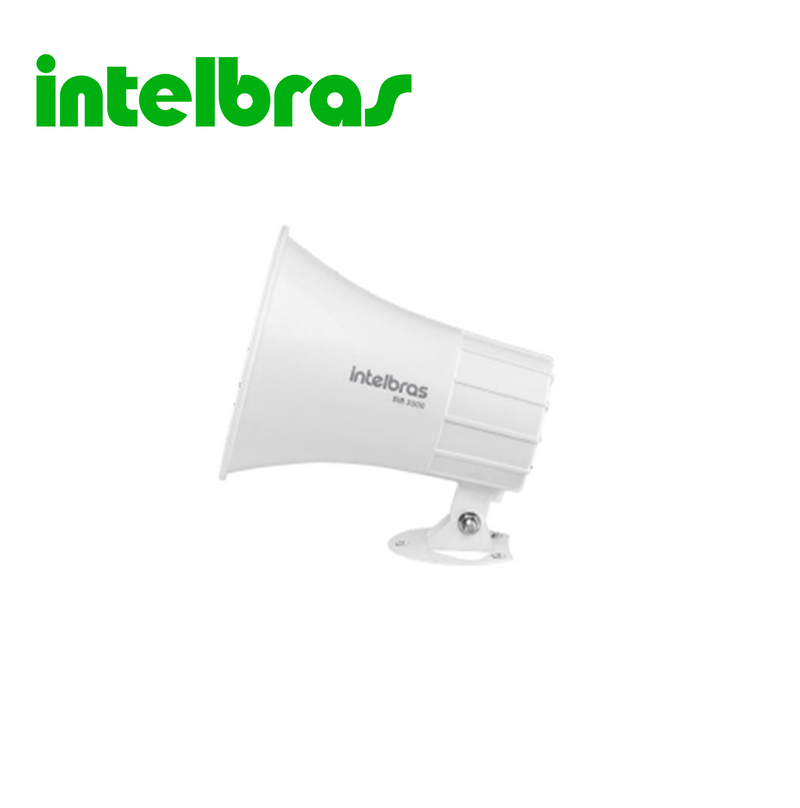 Sirena 12v 1 tono, 30Watts Blanca SIR 3000 Marca: Intelbras