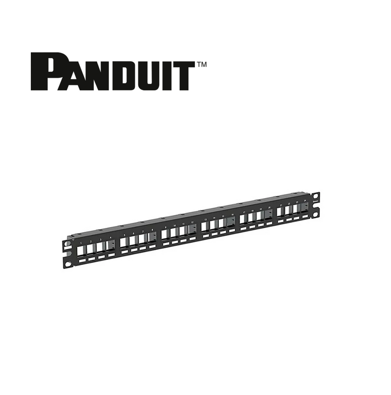 Panel de distribución modular con placa frontal Netkey NKPP24FMY Marca: Panduit