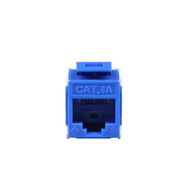 Jack RJ45 CAT6A hembra color azul LTK-CA6AJBL Marca: Lantek