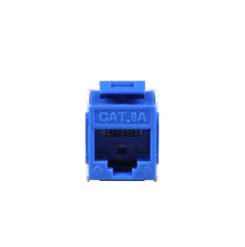 Jack RJ45 CAT6A hembra color azul LTK-CA6AJBL Marca: Lantek | Secur...