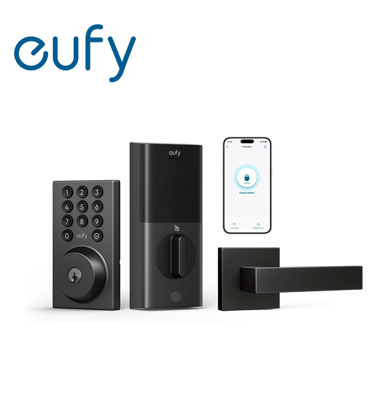 Cerradura inteligente C30 WiFi con palanca de puerta entrada sin llave Marca: Eufy