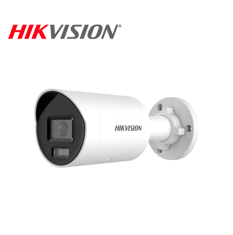 Cámara de seguridad IP bullet de 6MP luz Hibrida y ColorVu Marca: Hikvision