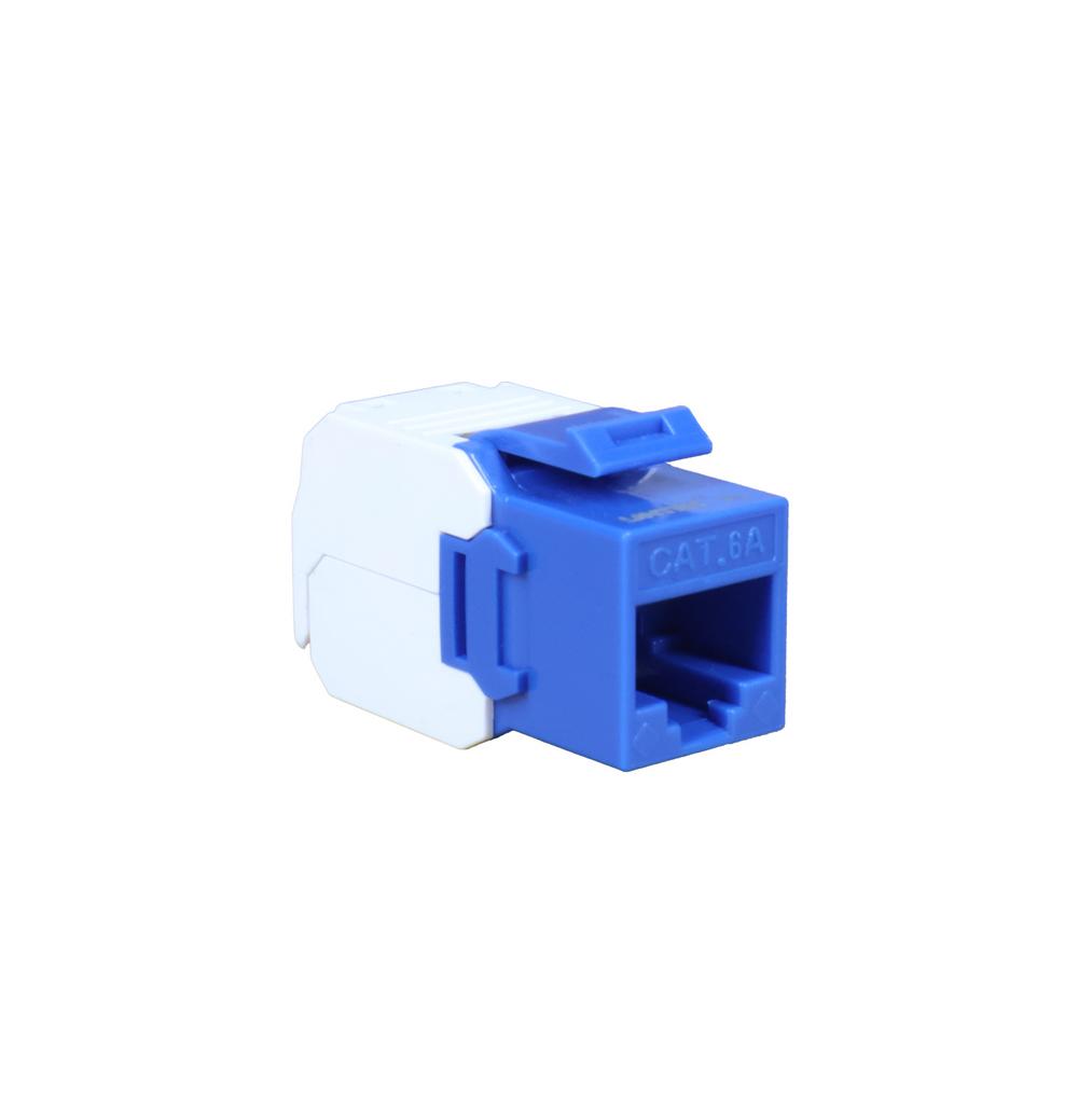 Jack RJ45 CAT6A hembra color azul LTK-CA6AJBL Marca: Lantek | Secur...