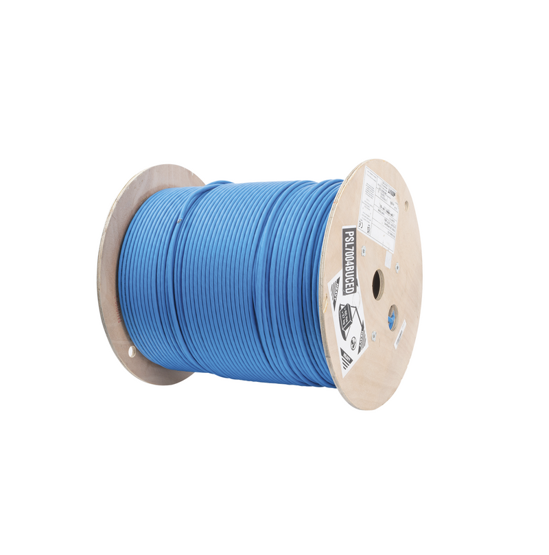Cable blindado S/FTP de 4 pares CAT7 color azul Marca: PANDUIT