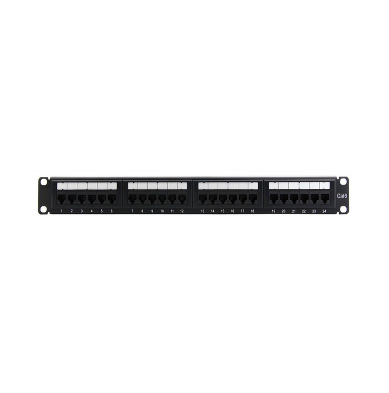 Patch panel Cat6 24 puertos LTK-PP24C6 Marca: Lantek