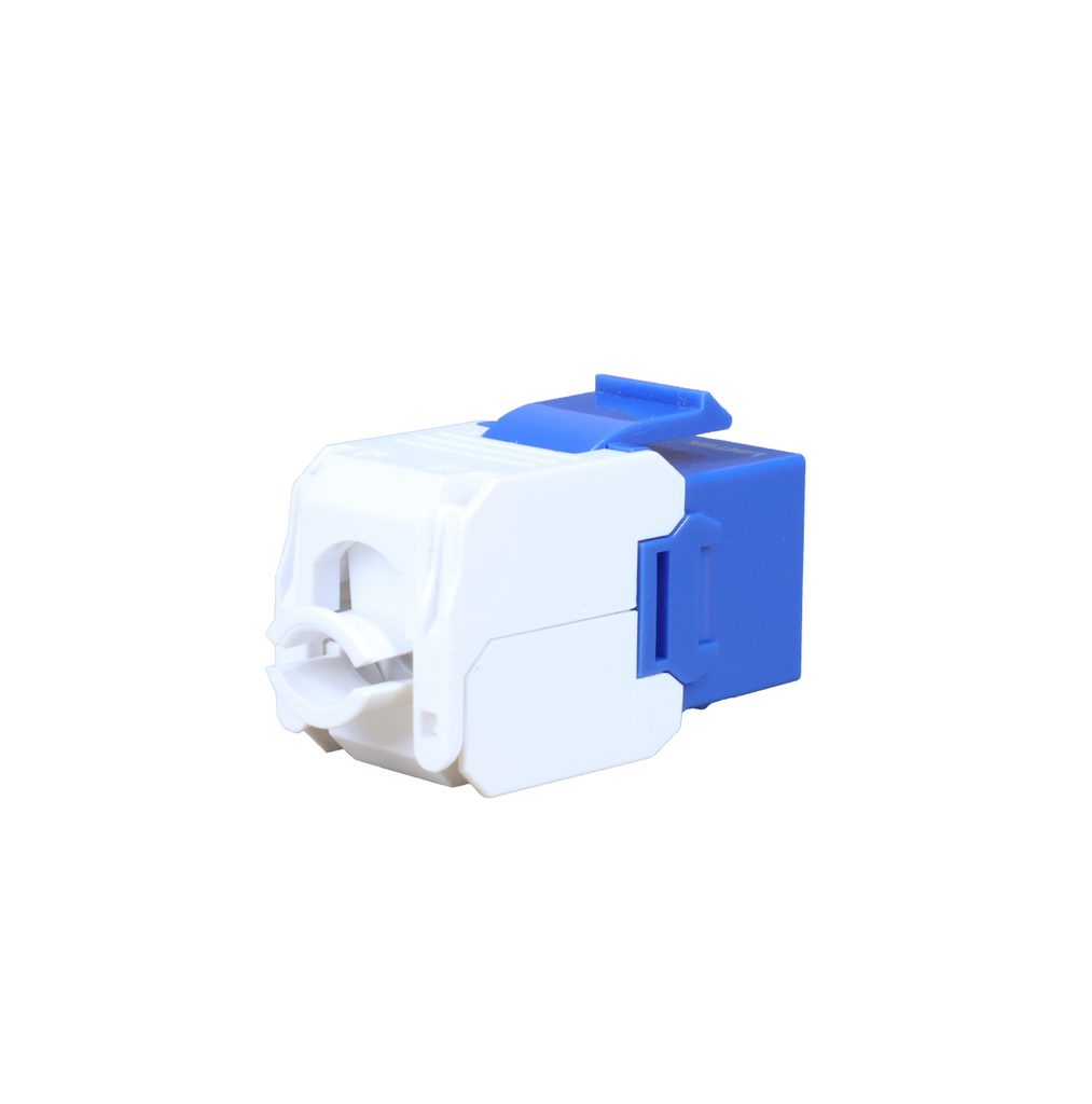 Jack RJ45 CAT6A hembra color azul LTK-CA6AJBL Marca: Lantek | Secur...