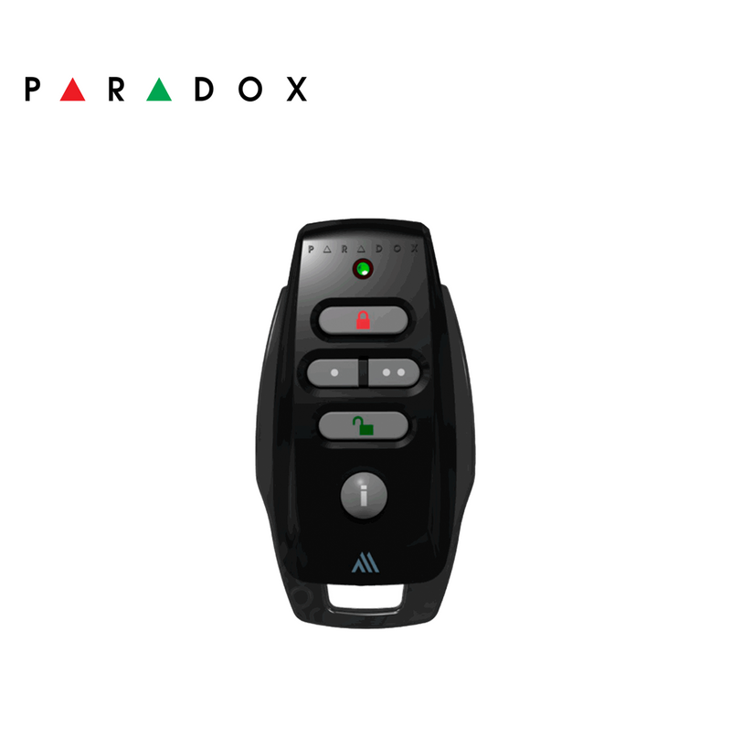 Control remoto de 5 botones retroiluminados REM25MB Marca: Paradox