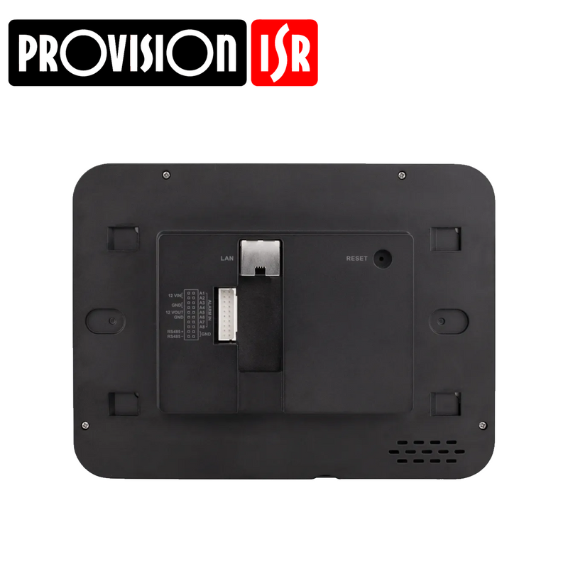 Pantalla de intercomunicador color negro, con caja audio bidireccional interior MON-TCH7-B Marca: Provision ISR