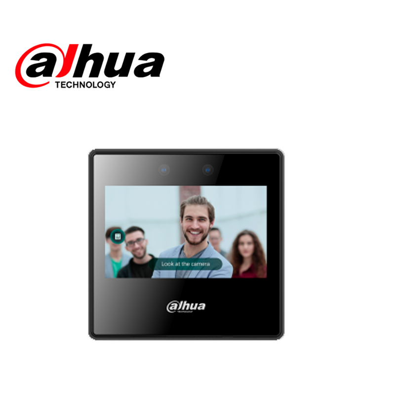Reloj de asistencia con reconocimiento facial y tiempo 2MP DWDR 4.3 INCH ASA3223A-W Marca: Dahua