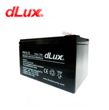 Batería PL12 de 12 voltios 12 Amp Marca: Dlux