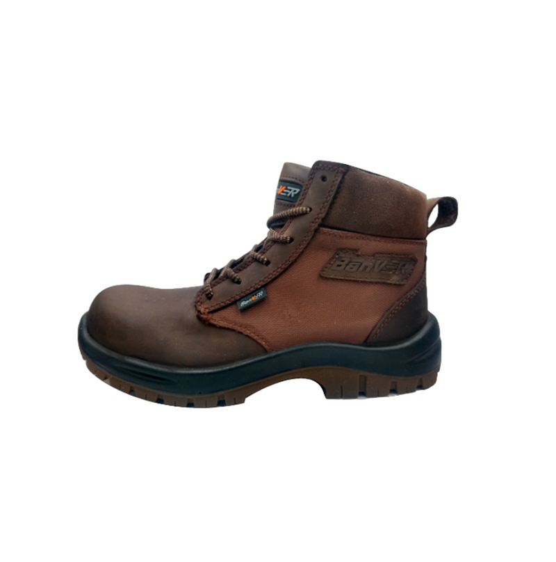 Zapato de seguridad talla #41/9 color café M7 Marca: BANVER