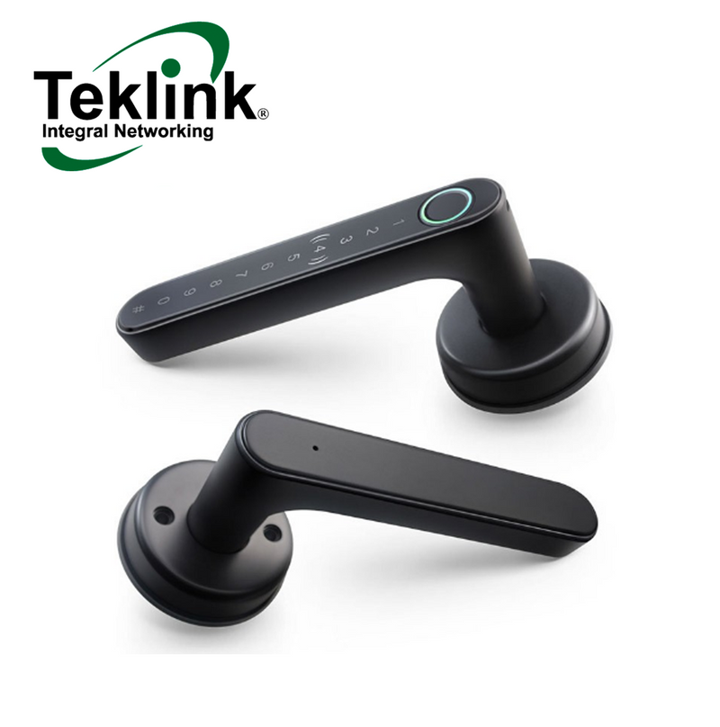 Llavin manija inteligente Bluetooth huella + código 1000 usuarios tecnología Tuya TK-T8-IC Marca: Teklink