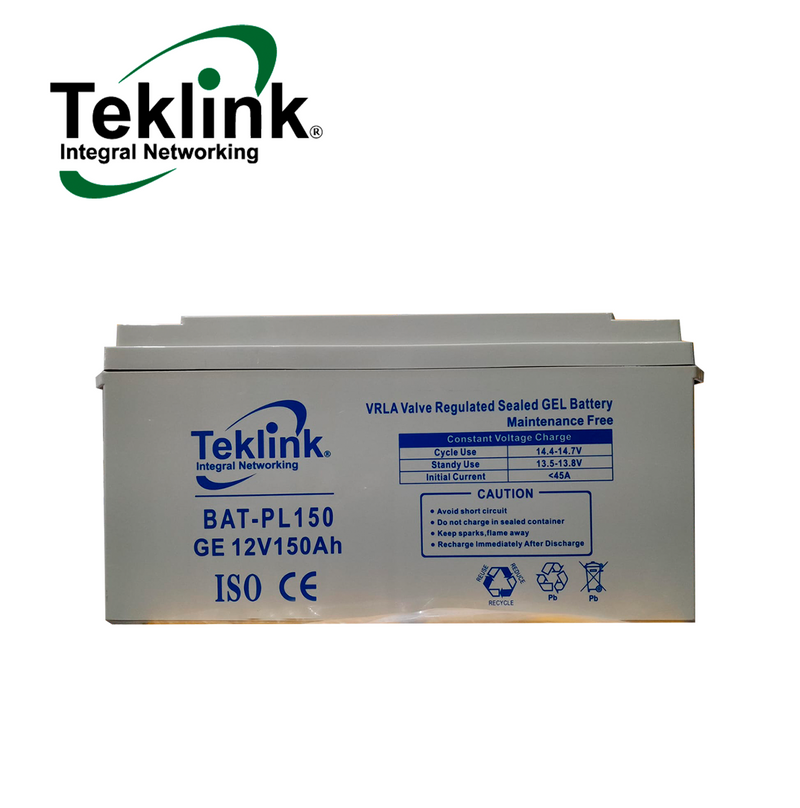 Batería de 12 voltios DC 150 amperios para alarma PL150 Marca: Teklink