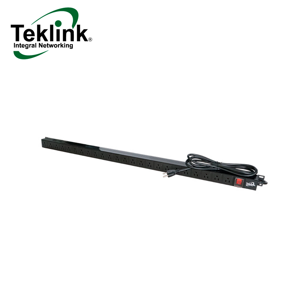 Regleta para rack vertical 24 tomas 15 amperios REG-0024V-15 Marca:...