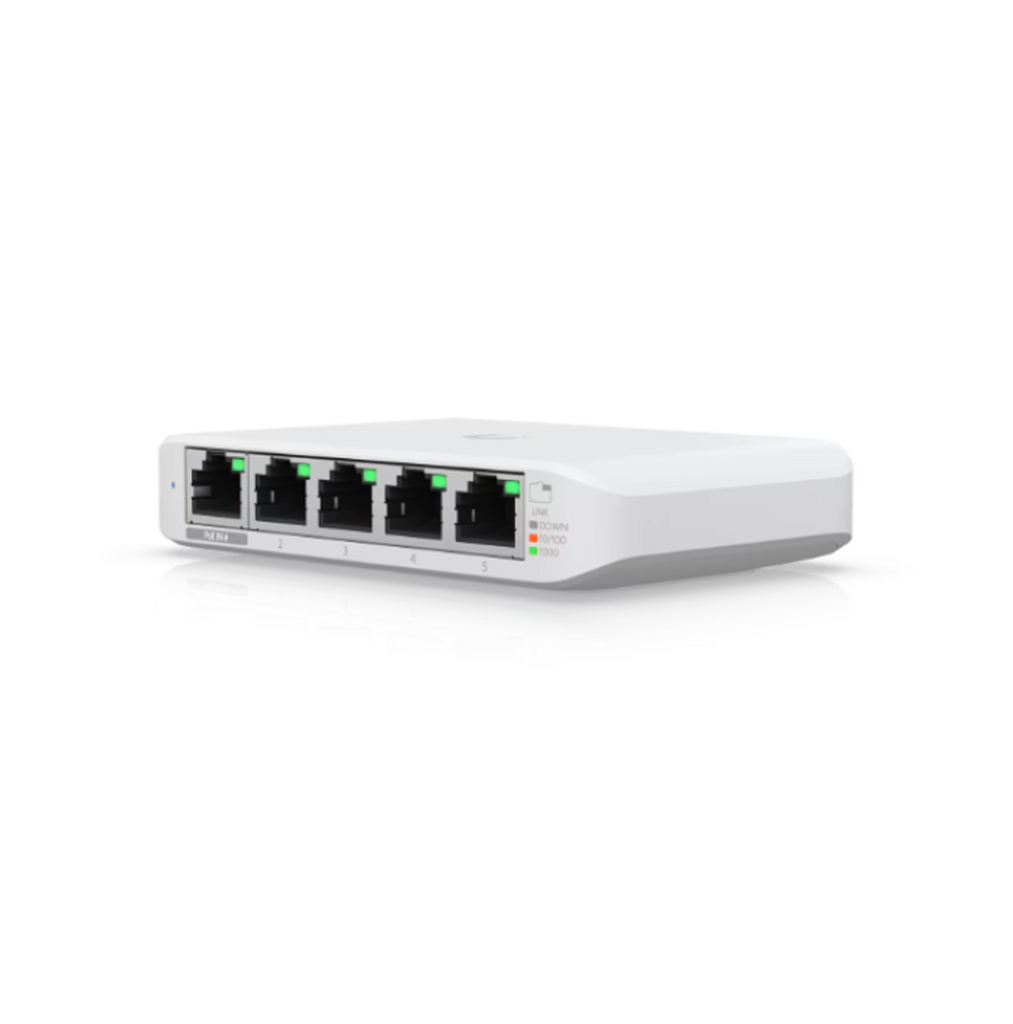 Switch administrable compacto de 5 puertos 10/100/1000 Mbps Marca:UBIQUITI