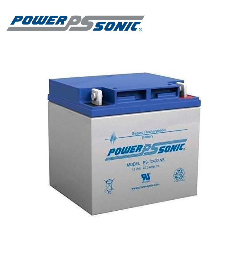 Batería recargable 12V-40A PS-12400NB Marca: POWER SONIC
