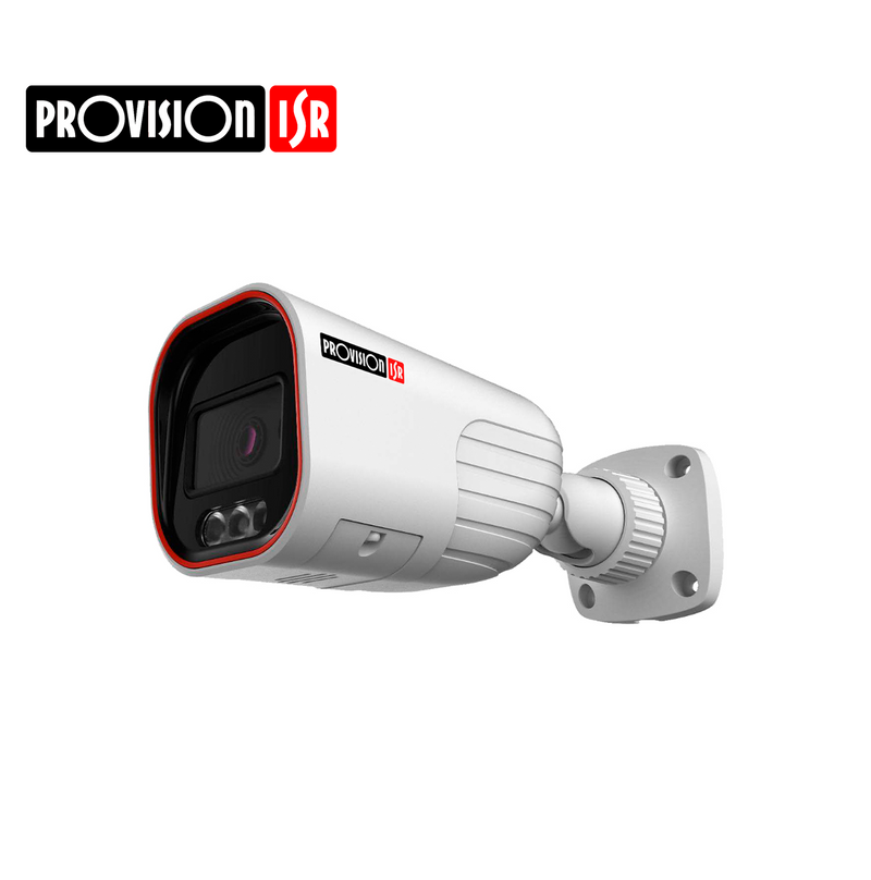 Cámara de seguridad IP tipo bullet 4M con POE IR LED Marca: Provision ISR