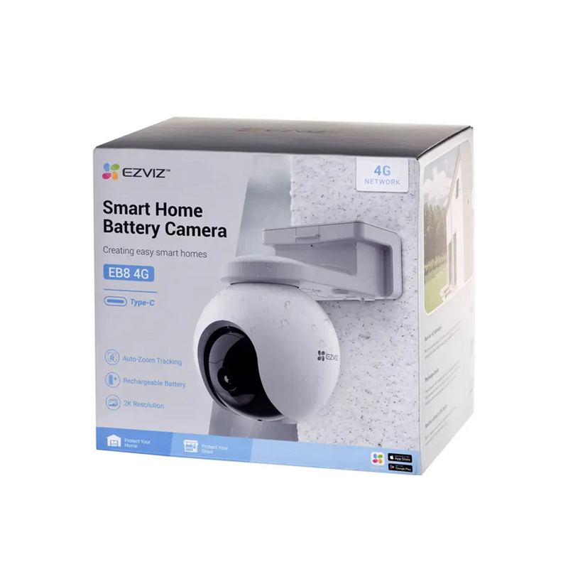 Kit de cámara de seguridad de batería EB8 4G con panel solar Marca: Ezviz
