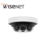 Camara IP Multisensor 16MP (4 Sensores de 4MP)/ WDR 120DB/ Lente fijo 3.19mm PNM-C16013RVQ Marca: Hanwha