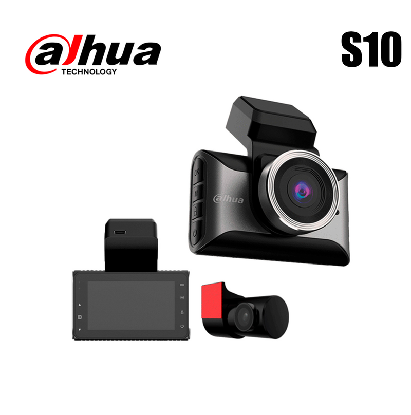 Dashcam 4K frontal+trasera/ pantalla 3"/ Wifi y GPS S10 Marca: Dahua
