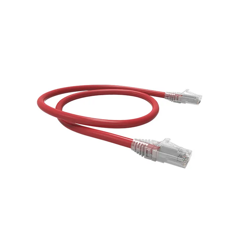 Patch cord U/UTP gigalan CAT6 LSZH color rojo Marca: Furukawa