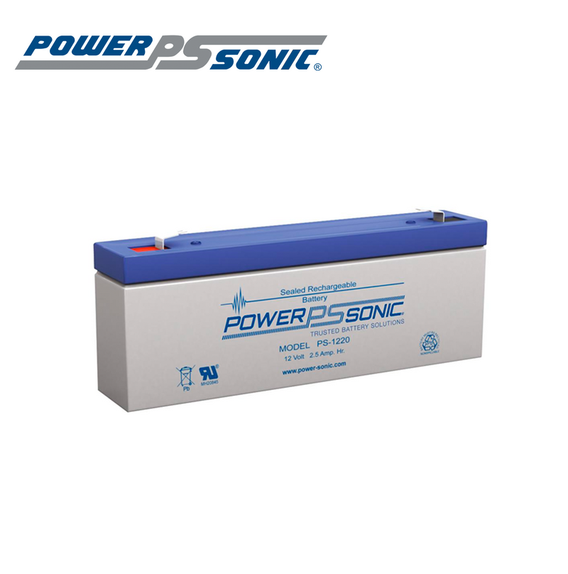 Batería de 12 voltios 2.5 amperios PS-122F1 Marca: Power Sonic